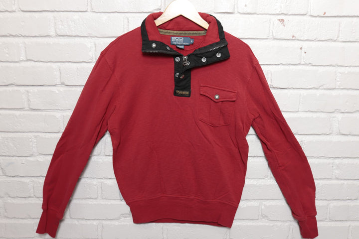2000s Vintage Polo Ralph Lauren 1/4 Zip Sweatshirt Size Small
