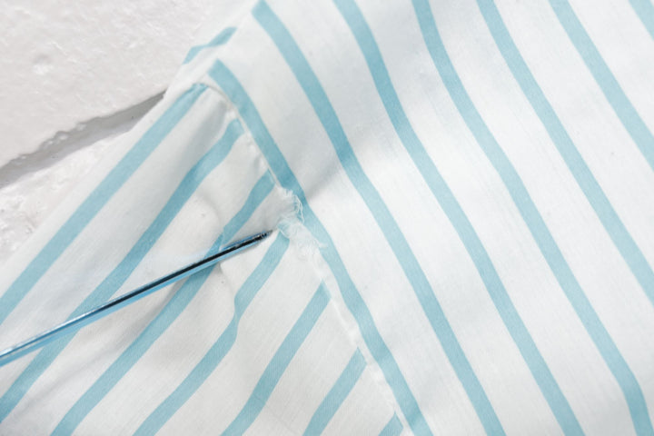 Wow Surfing Vintage Striped  Shirt Large 90s