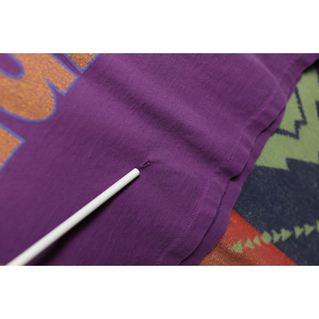 Vegas Vintage Purple T Shirt Large 90s