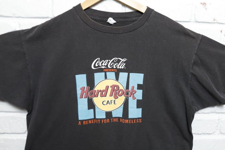 Hard Rock Cafe Live Vintage T Shirt Large 90s
