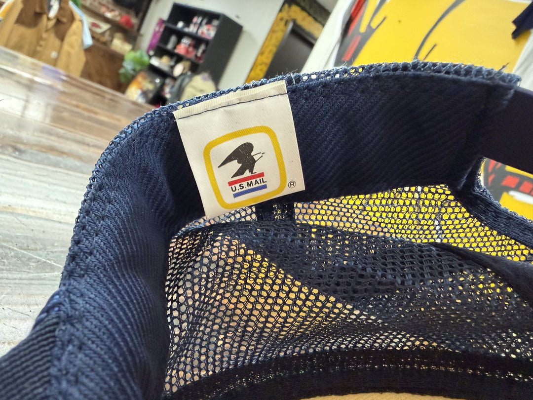 USPS Express Mail Vintage Snapback Trucker Hat 80s Eagle