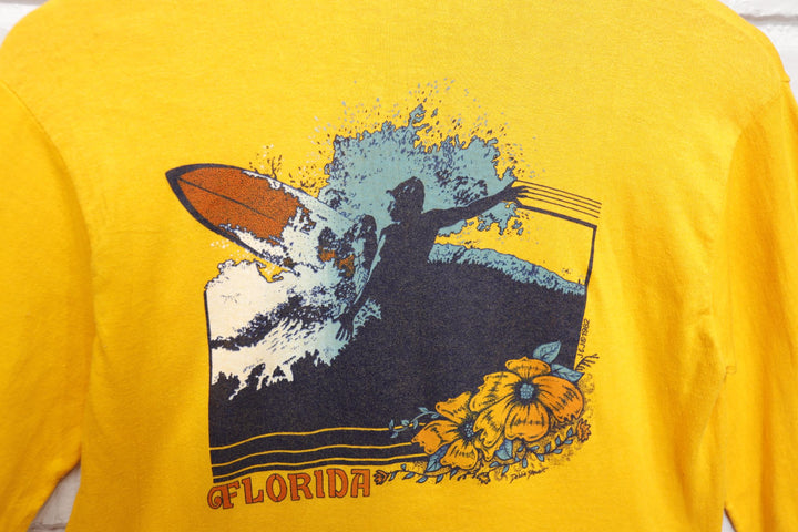 Panama City Beach Surfing Vintage T Shirt Small 80s