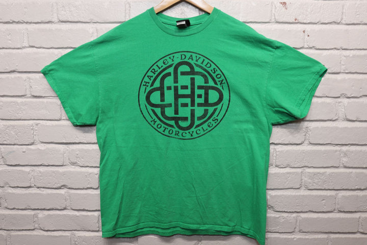 Modern Harley Davidson Celtic Knot T Shirt Size XL