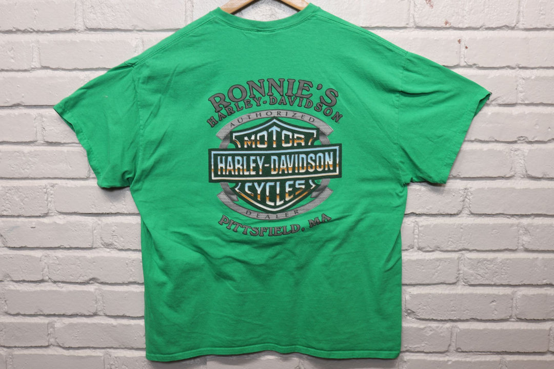 Modern Harley Davidson Celtic Knot T Shirt Size XL