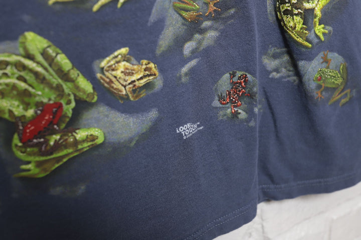 Frogs All Over Vintage T Shirt 2000s XL