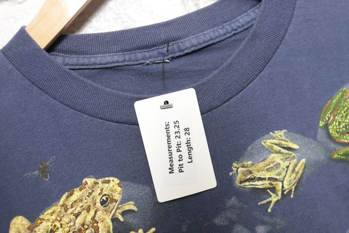 Frogs All Over Vintage T Shirt 2000s XL