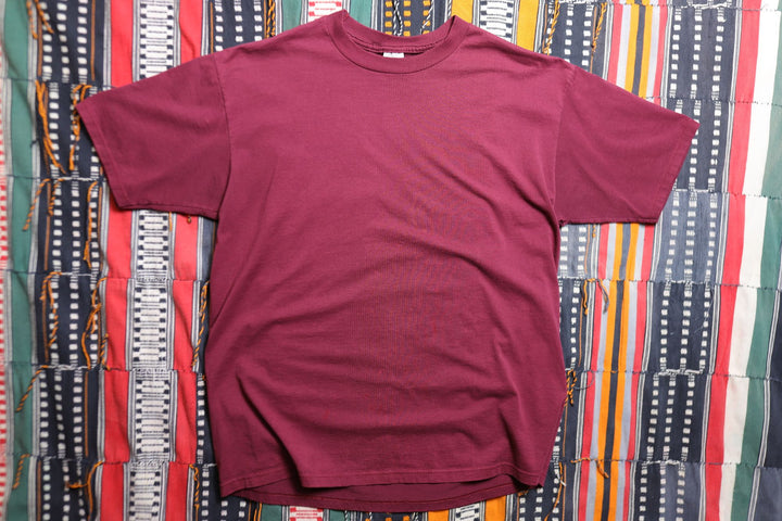 Jerzees Vintage Burgundy T Shirt XL 90s