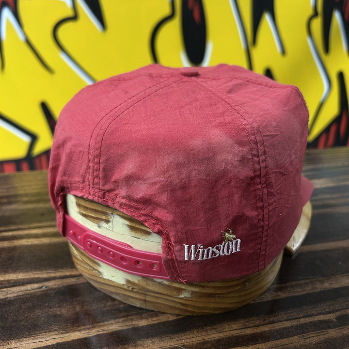 Winston Cigarettes The Wrap Vintage Snapback Hat 90s