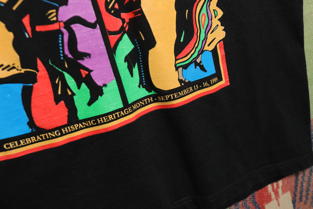 Hispanic Heritage Month Vintage T Shirt Large 90s