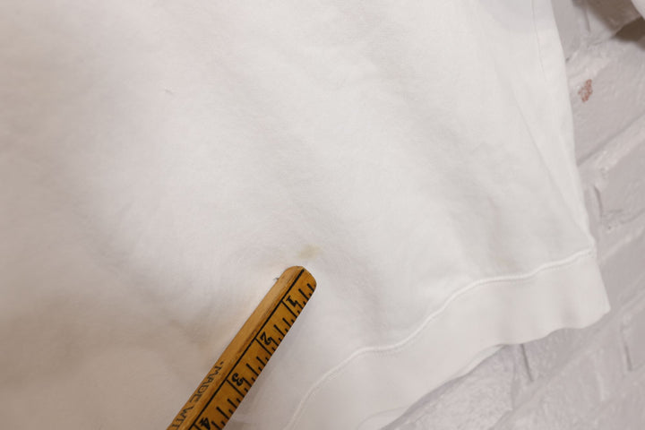 Nike Tonal Vintage White Sweatshirt 2000s YOUTH Large