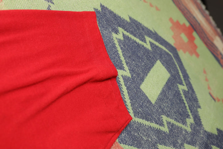Jerzees Vintage Blank Red T Shirt 90s XL