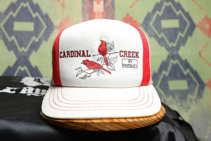 Cardinal Creek Vintage Snapback Trucker  Hat 80s