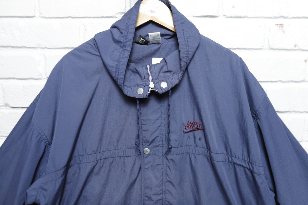 Nike Air Vintage Blue Windbreaker Jacket XL 90s