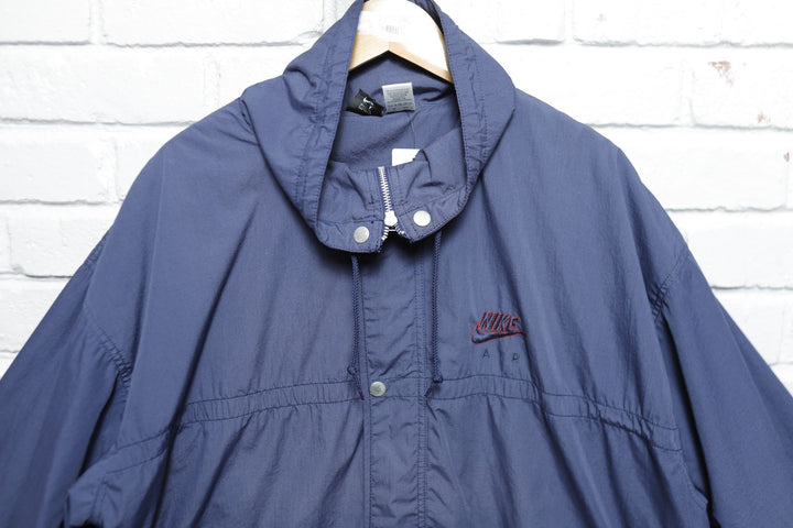 Nike Air Vintage Blue Windbreaker Jacket XL 90s