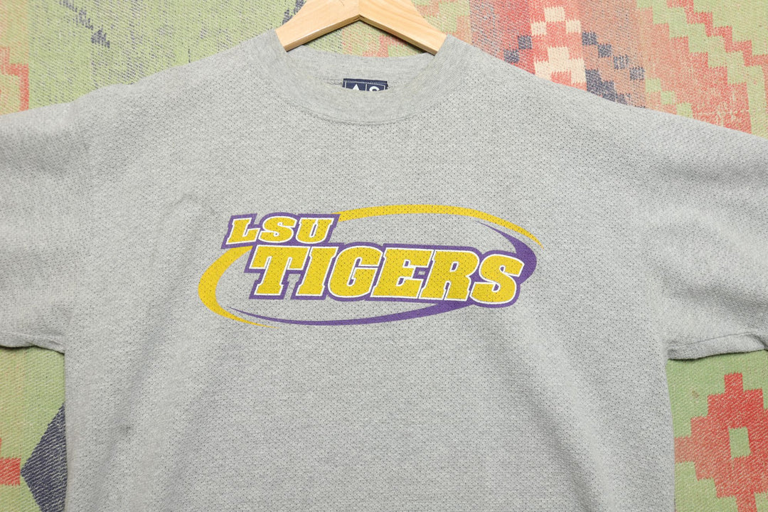 LSU Tigers Vintage Gray T Shirt Large 2000s