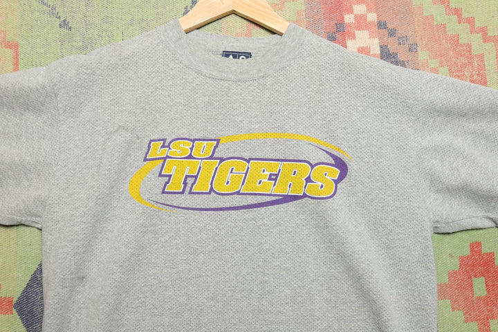 LSU Tigers Vintage Gray T Shirt Large 2000s