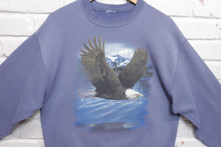 Bald Eagle Vintage Sweatshirt Medium 90s