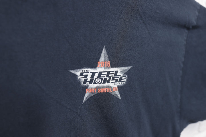Steel Horse Rally Fort Smith Biker T Shirt 2000s XXL
