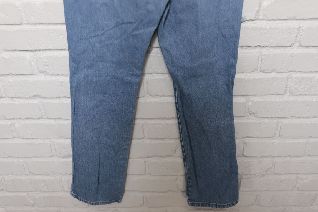 2000s Vintage Wrangler 936DEN Faded Jeans Size 34/31