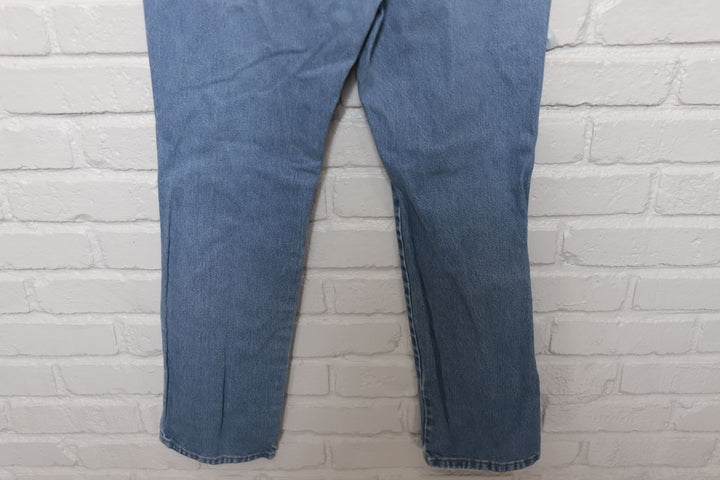 2000s Vintage Wrangler 936DEN Faded Jeans Size 34/31