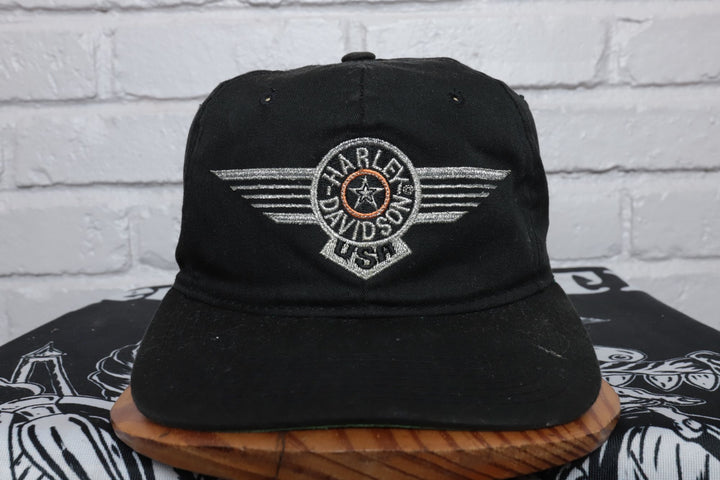 90s Vintage Harley Davidson USA Snapback Hat