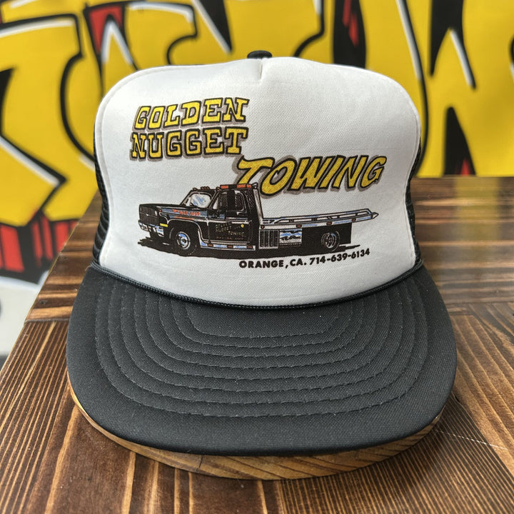 Golden Nugget Towing Vintage Snapback Trucker Hat 80s