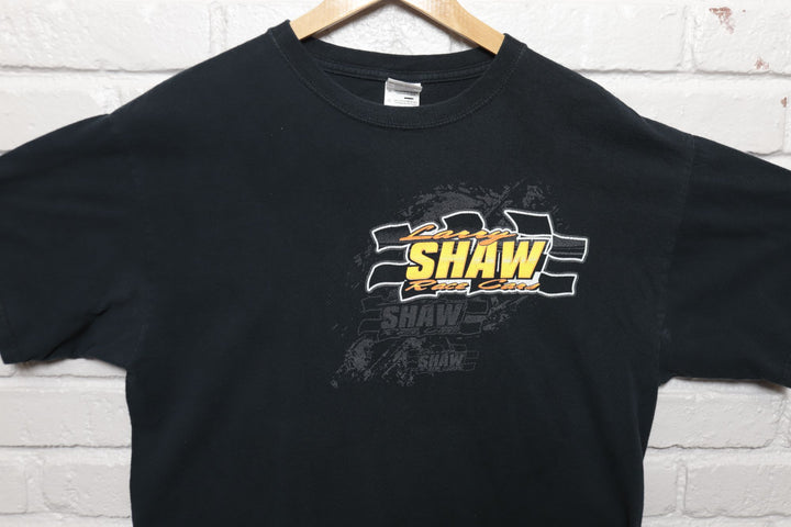 2000s Vintage Larry Shaw Race Cars T Shirt Size Large