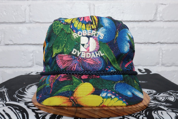 90s Vintage Roberts Dybdahl Butterflies Trucker Hat