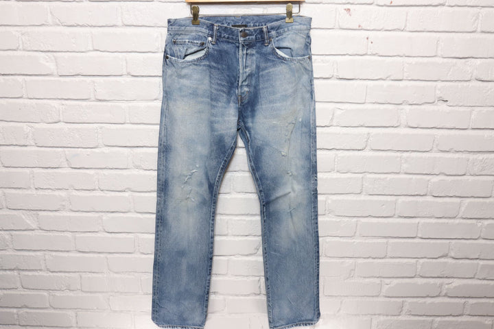 John Elliott & Co Distressed Faded Jeans Size 35/32.5