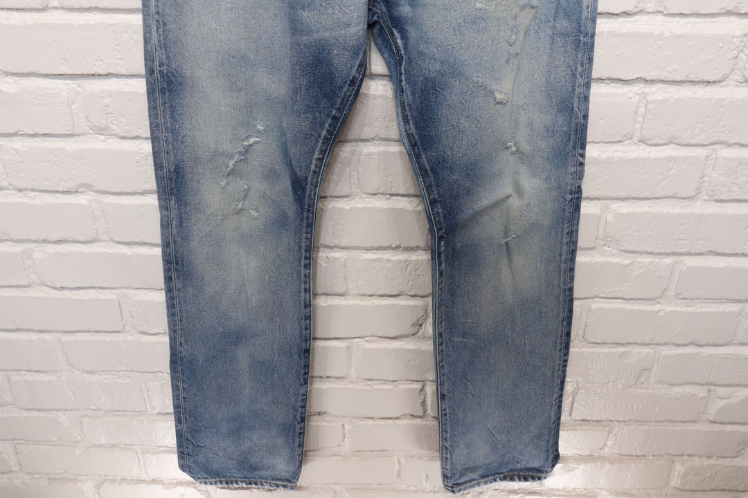 John Elliott & Co Distressed Faded Jeans Size 35/32.5