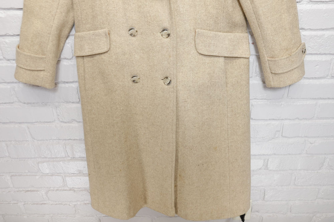 Sears Rabbit Fur Collar Vintage Jacket Large 70s