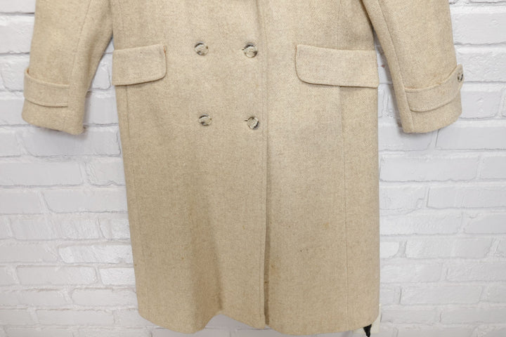 Sears Rabbit Fur Collar Vintage Jacket Large 70s