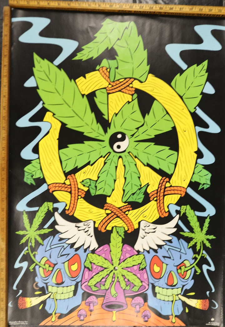 90s Vintage High Times Marijuana Poster