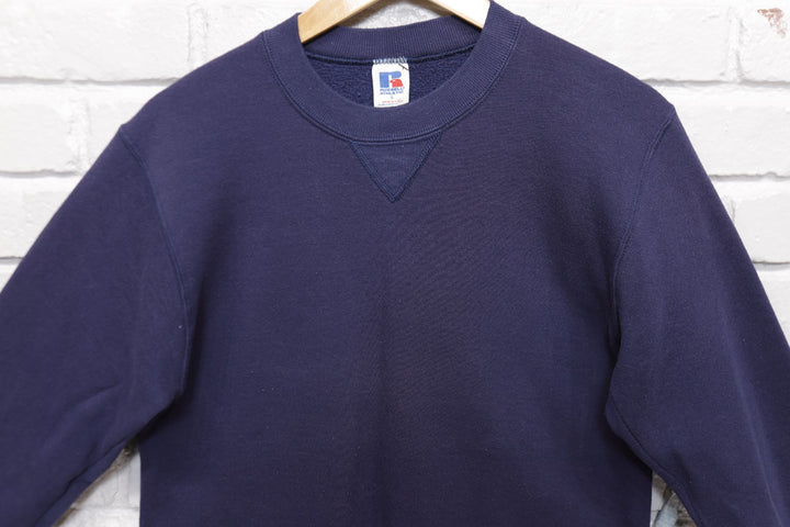 Russell Vintage Blue Sweatshirt Small 90s