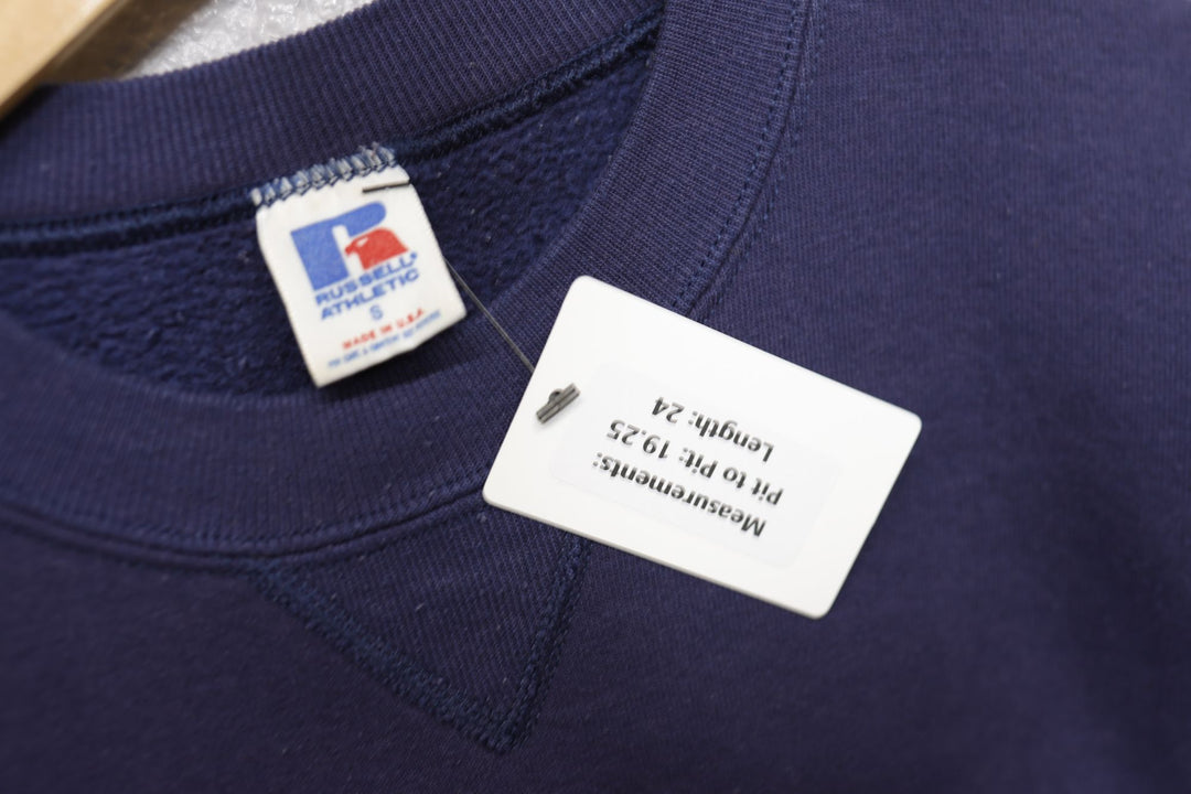 Russell Vintage Blue Sweatshirt Small 90s