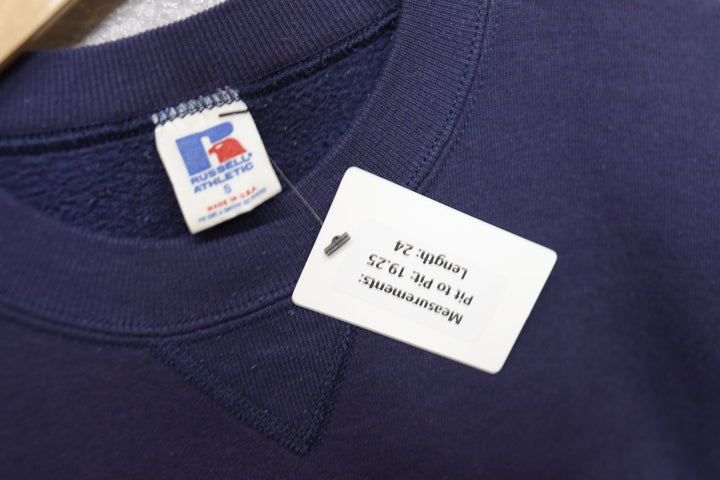 Russell Vintage Blue Sweatshirt Small 90s