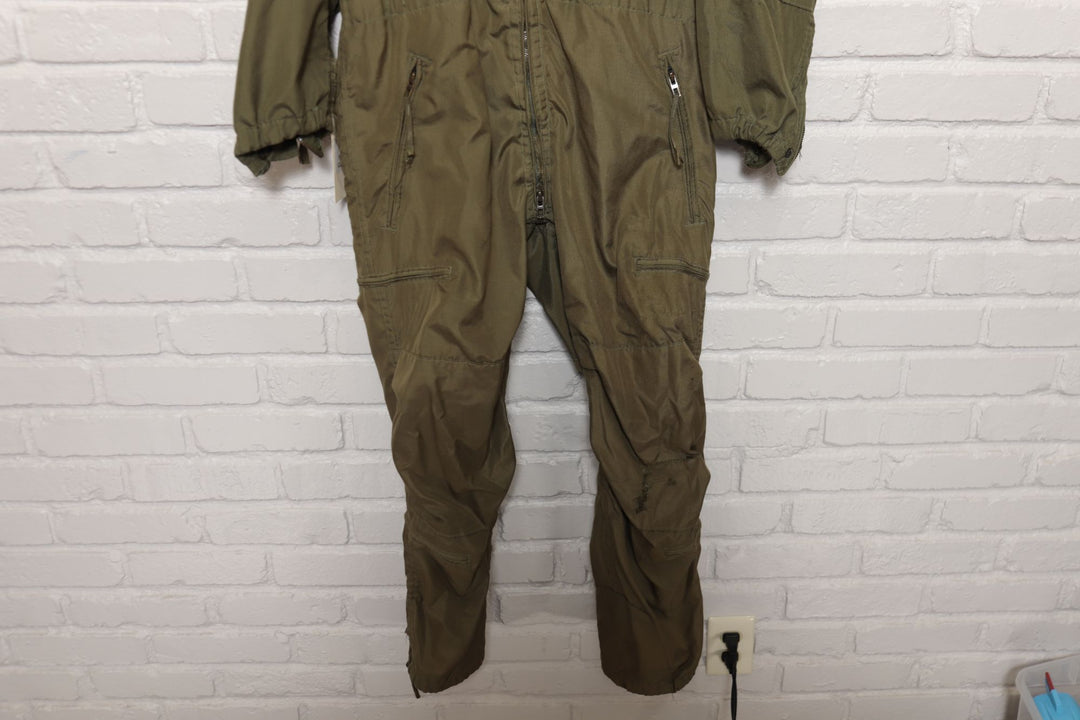 Combat Vehicle Vintage Stenciled Coveralls Small 80s