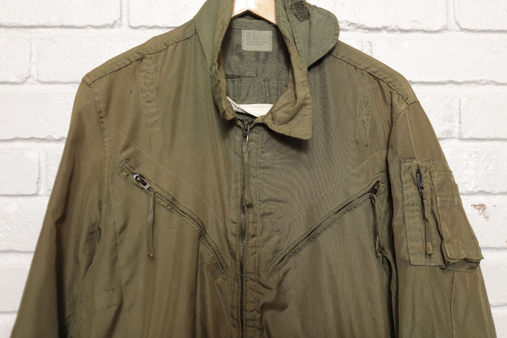 Combat Vehicle Vintage Stenciled Coveralls Small 80s