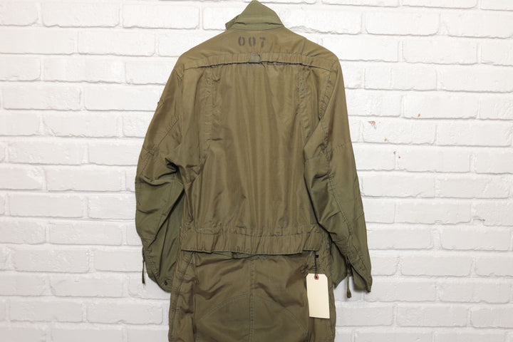 Combat Vehicle Vintage Stenciled Coveralls Small 80s
