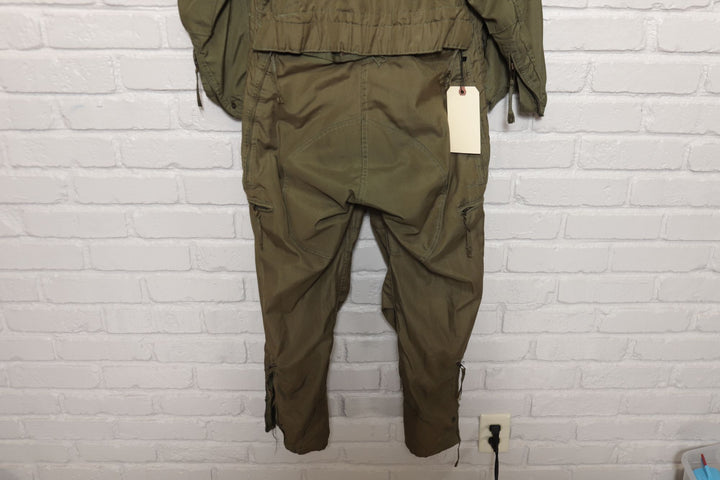 Combat Vehicle Vintage Stenciled Coveralls Small 80s