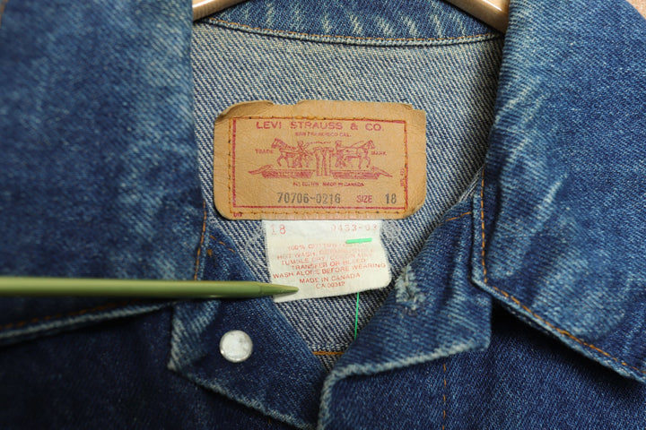 Levi's Type 3 Vintage Denim Made in Canada Jacket 80s 18