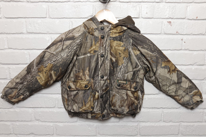 90s Vintage Kids Remington Camo Jacket Size Large