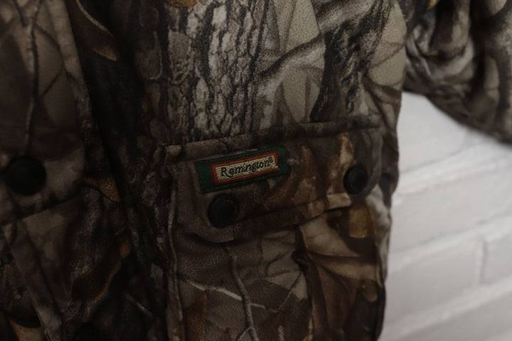 90s Vintage Kids Remington Camo Jacket Size Large