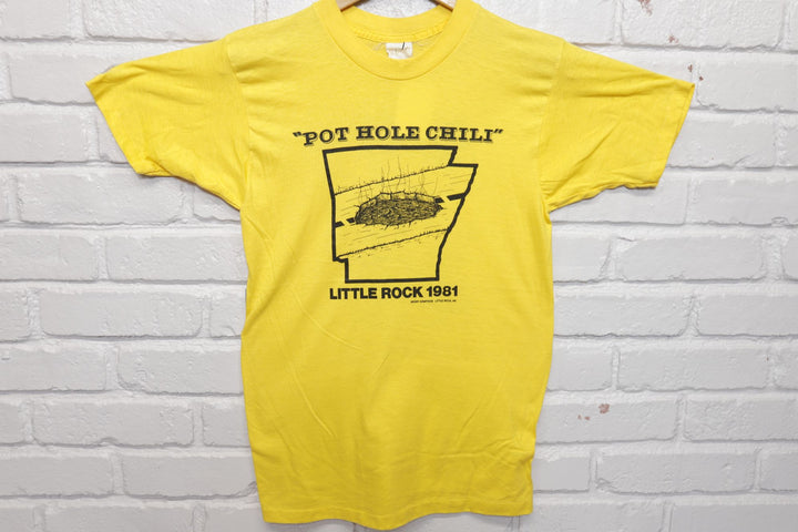 Pot Hole Chili Little Rock Vintage T Shirt Medium 80s