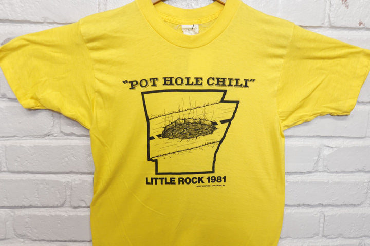 Pot Hole Chili Little Rock Vintage T Shirt Medium 80s