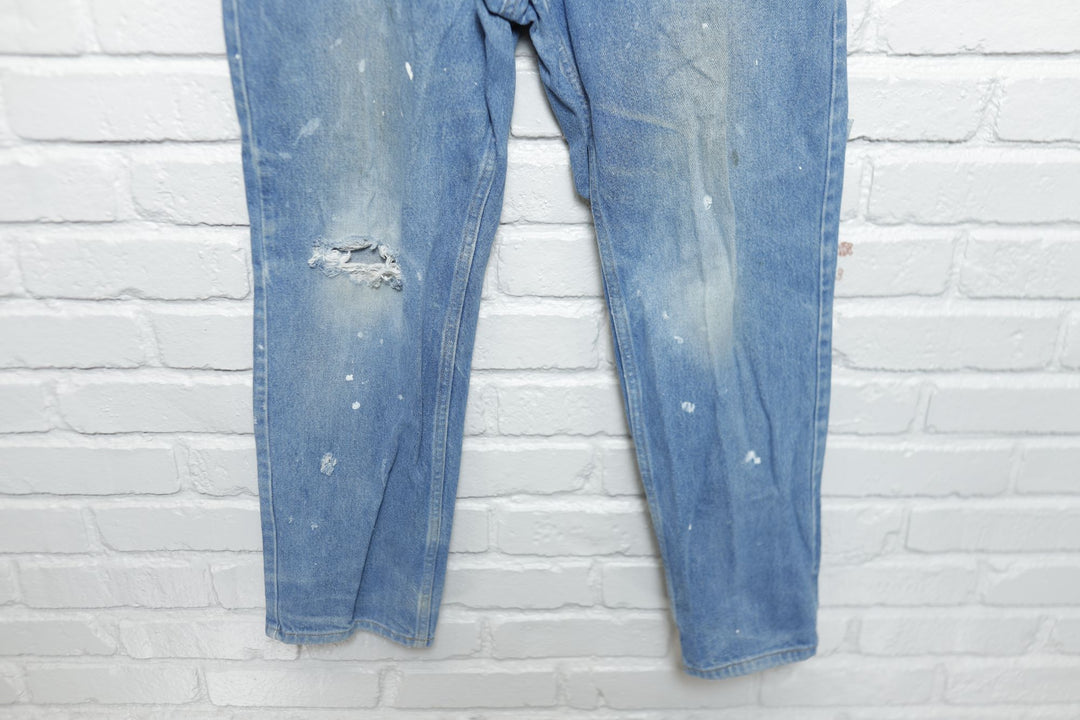 L.L. Bean Vintage Distressed Classic Fit Jeans 2000s 36/30