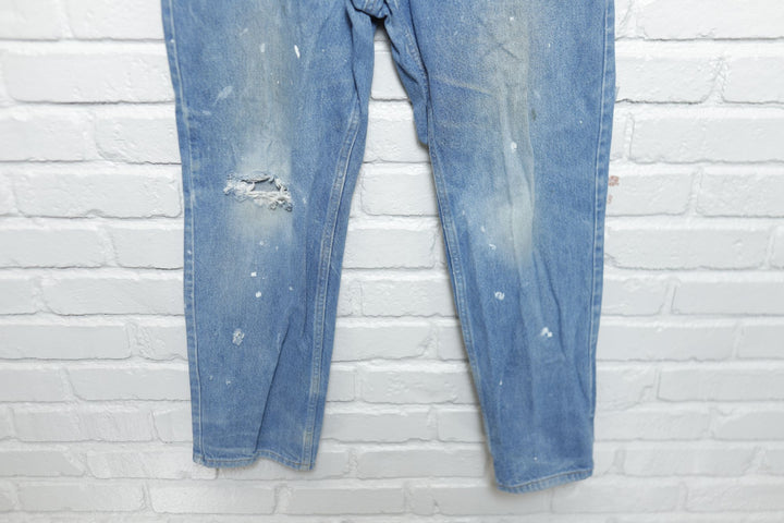 L.L. Bean Vintage Distressed Classic Fit Jeans 2000s 36/30