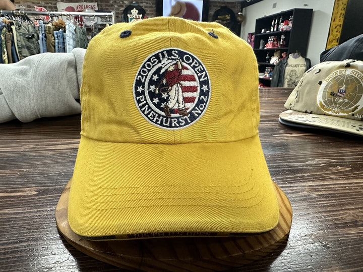2005 US Open Pinehurst Vintage Strap Back Hat 2000s Golf