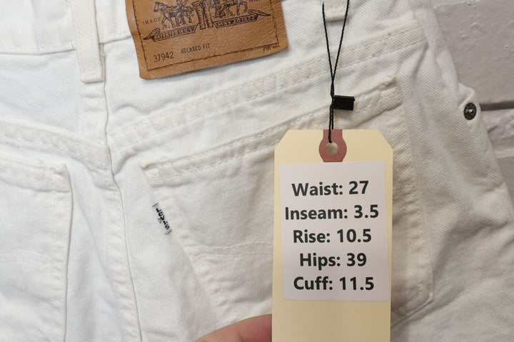 90s Vintage Levi's 950 Button Fly Shorts Size 27/3.5