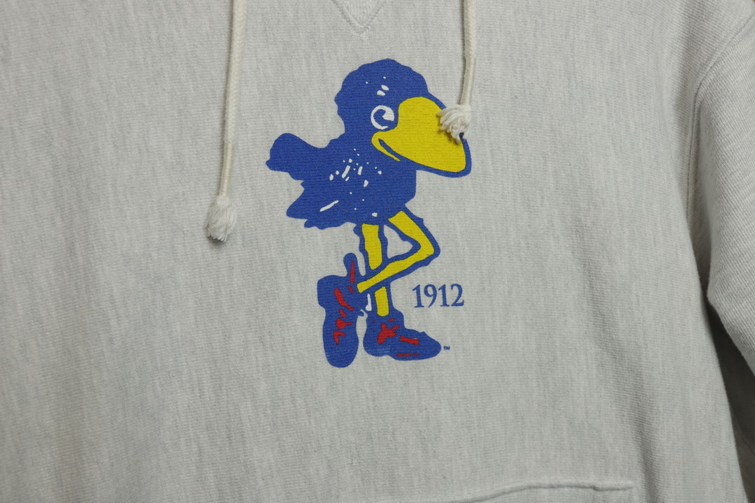 Kansas Jayhawks 1912 Logo Champion Revers Weave Hoodie Small